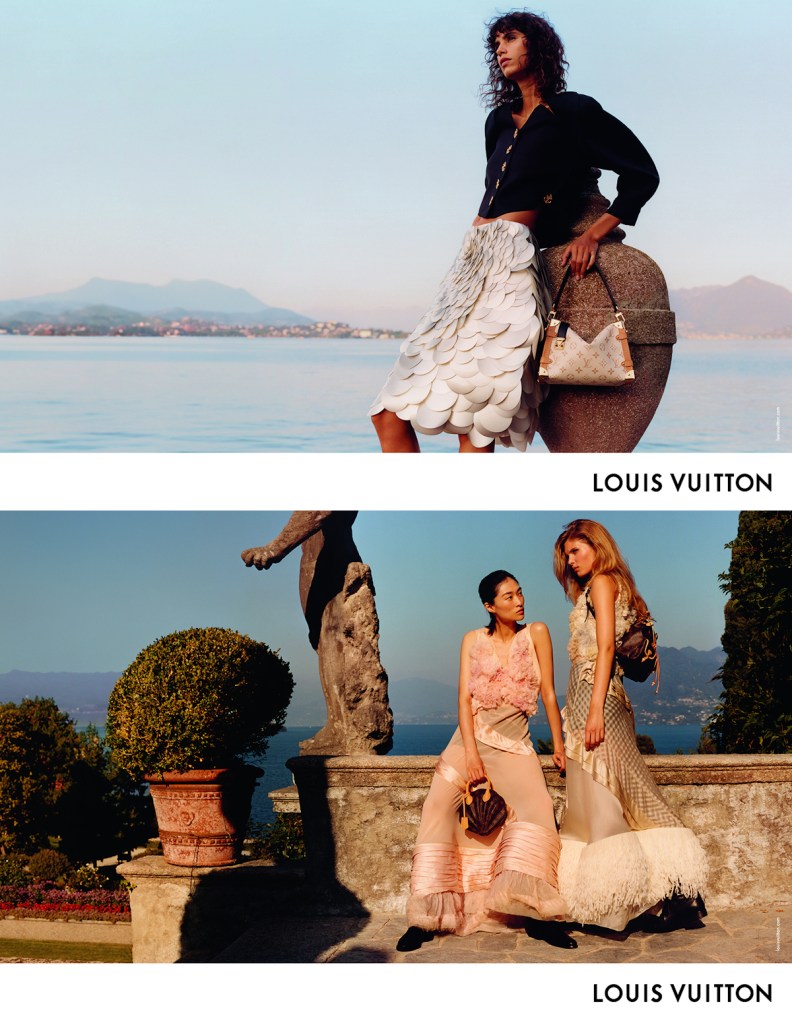 Louis Vuitton Cruise 2024 : Chu Wong, Mica Argañaraz, Valentina Castro, Ida Heiner & Emma Laird by Jamie Hawkesworth 